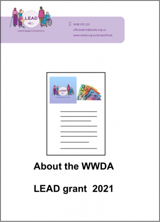 Access Easy English project. About WWDA