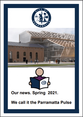 Our news.  Spring 2021. We call it the Parramatta Pulse.