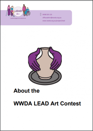 Access Easy English project. WWDA About the Art Contest